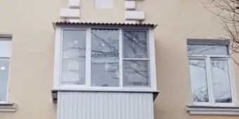 Остекление балкона ПВХ KBE 58 мм